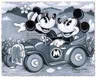 Mickey Mouse Fine Art Mickey Mouse Artwork Scenic Drive
